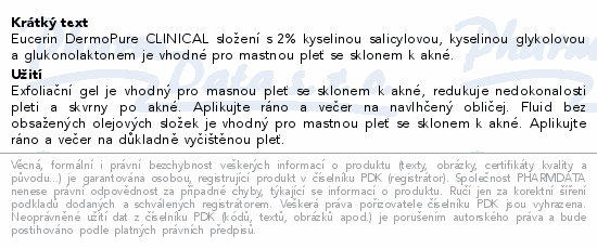 Eucerin DermoPure Clinical Vánoce 2025