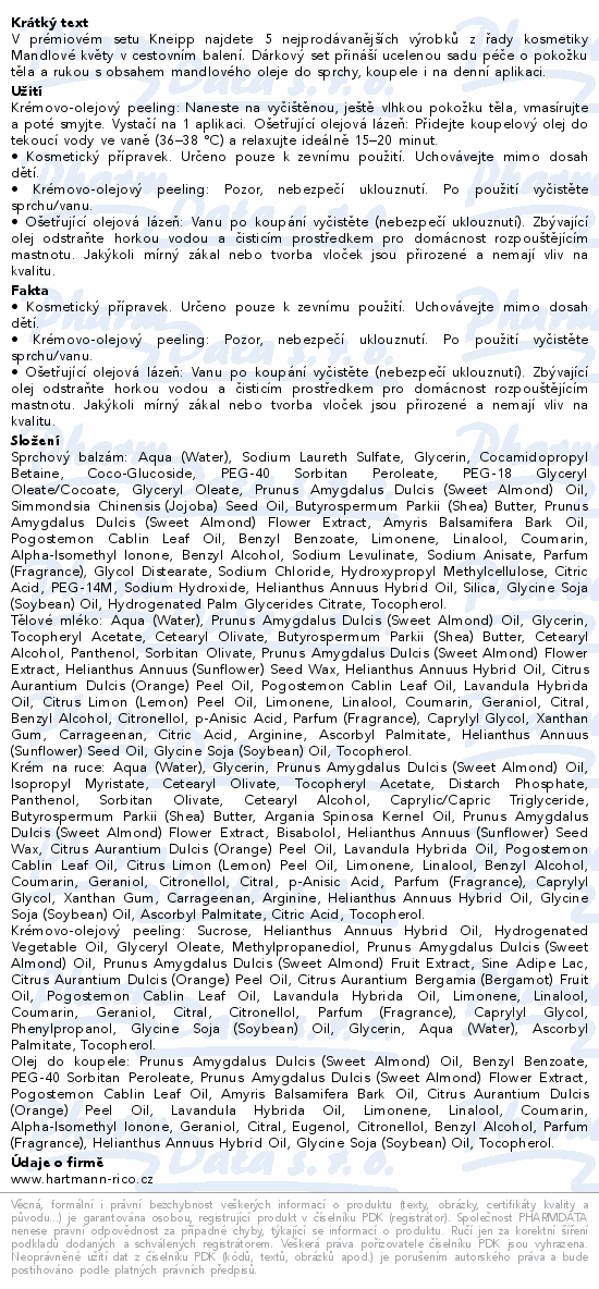 Kneipp Mandelblüten Hautzart collection set