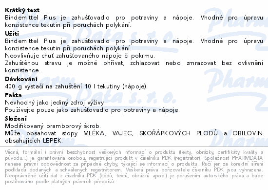 Bindemittel+ zahušťovadlo 400g Dr.Oetker