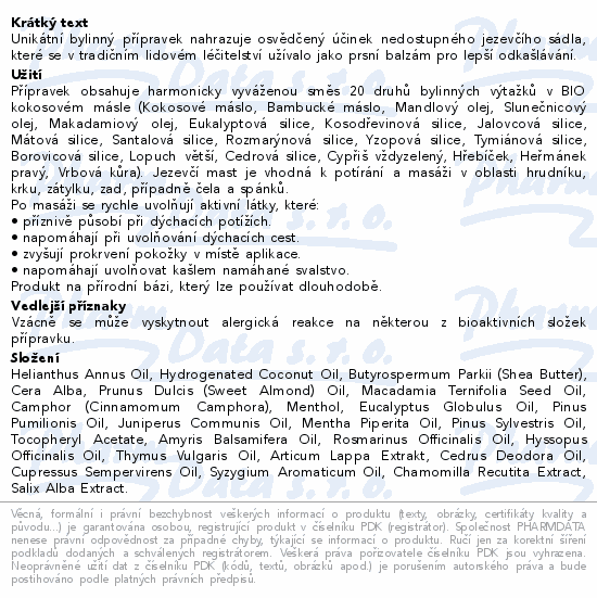 SwissMedicus Jezevčí mast 50ml