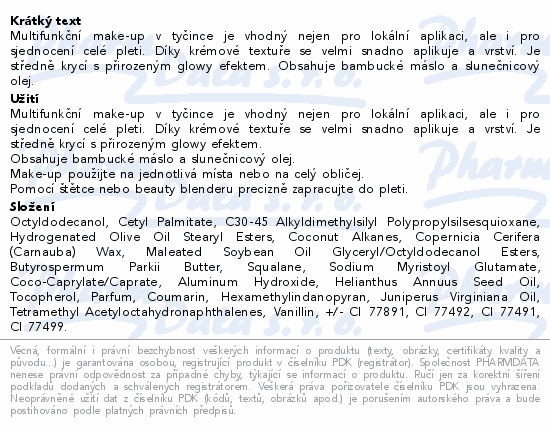 Dermacol Skin Tint Stick Beige 03 15g