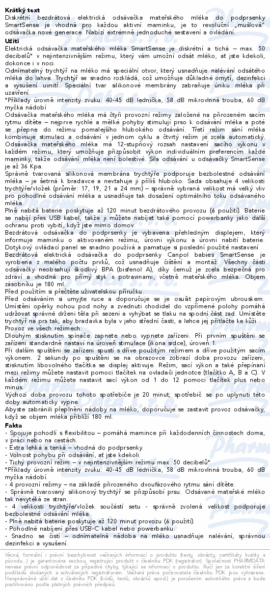 Canpol babies Dvoj.el.odsávačka do podp.SmartSense