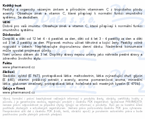 Pharma Nord Bioaktivní Influ-Zinek tbl.60