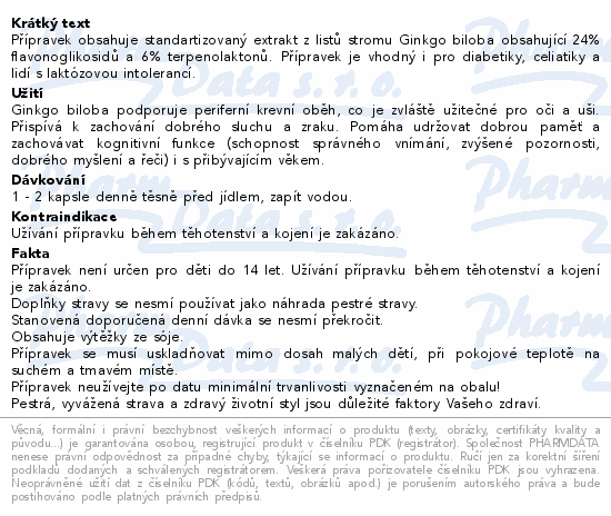 Ginkgo 24/6 cps.90 Generica