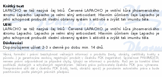 HERBEX Lapacho čaj 20x2g