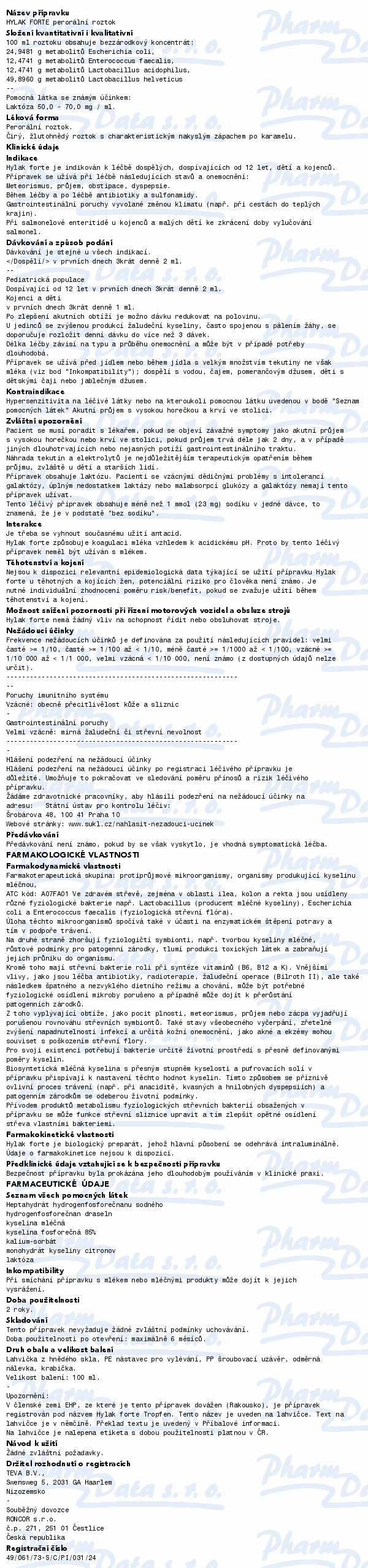 Hylak Forte por.sol.1x100ml